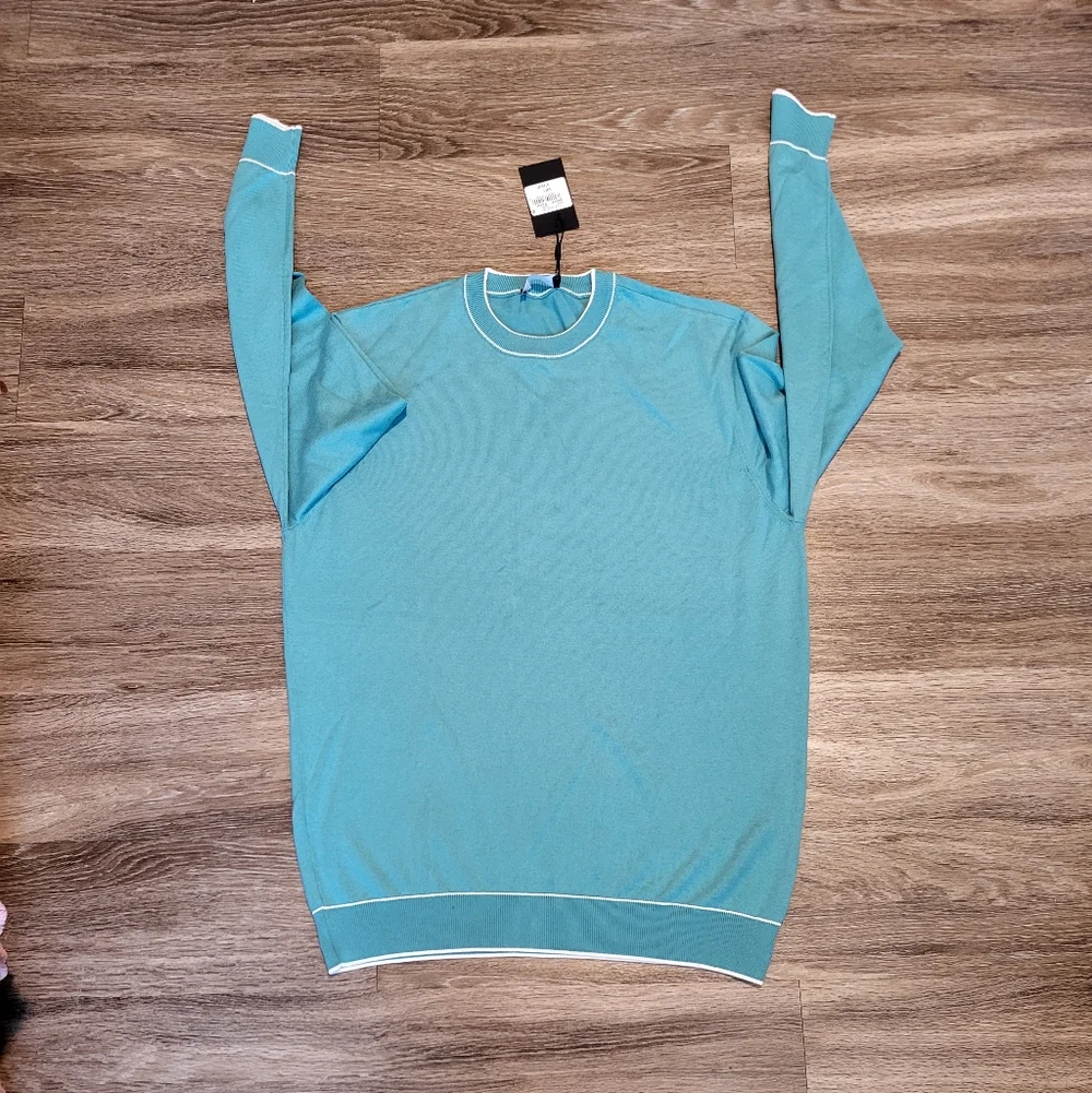 Bugatchi Peacock Blue Sweater